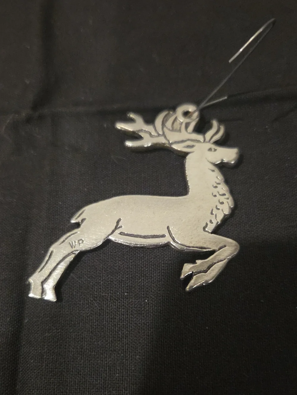WOODBURY PEWTER REINDEER ORNAMENT